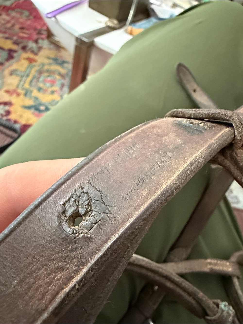 Vintage Crosby English Headstall - Picture 14 of 14